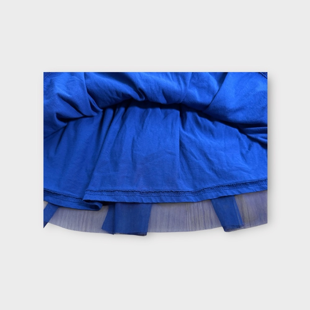 Mini Boden Halloween Scene Applique Blue Tulle Dress - Picture 6 of 6
